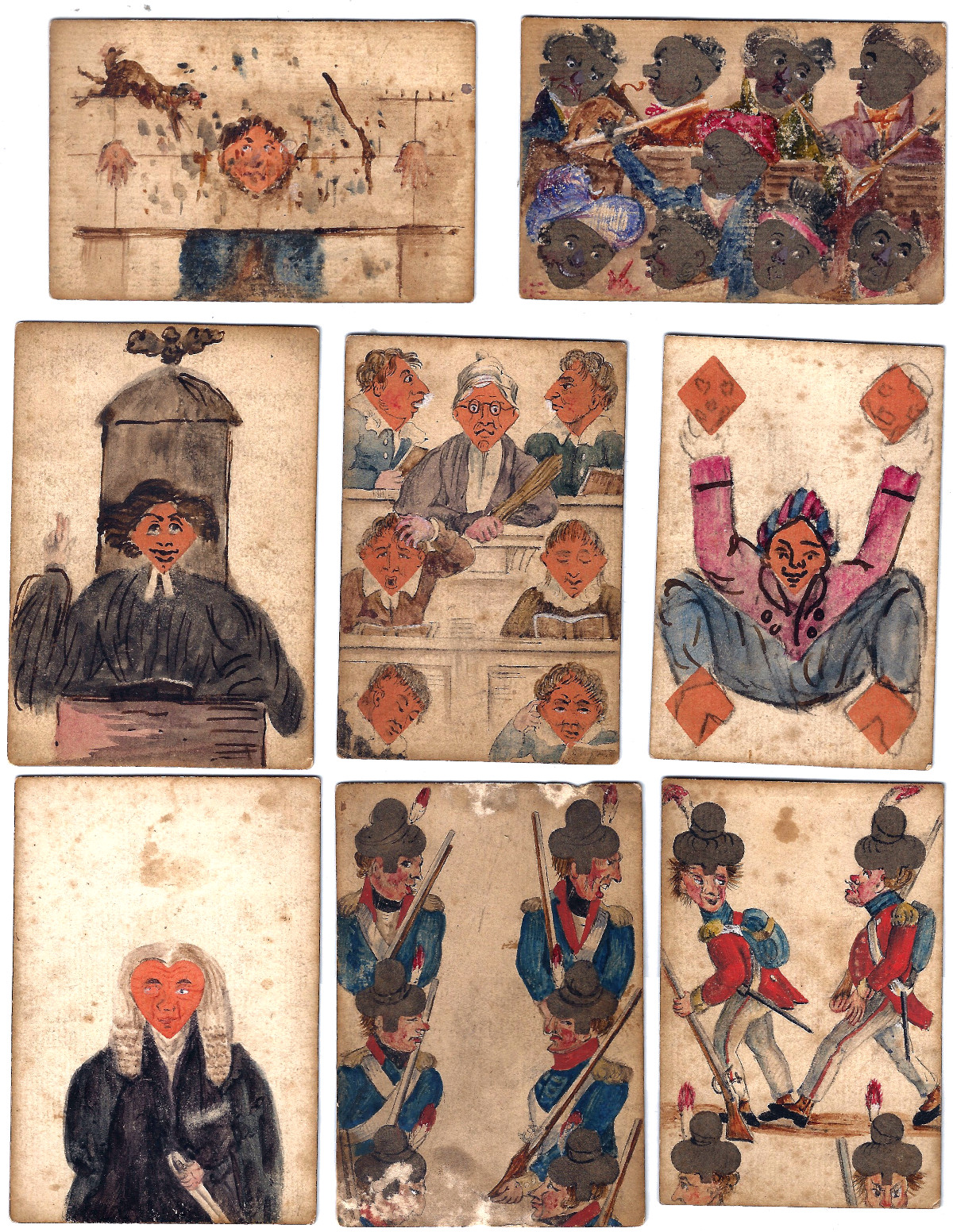 Early nineteenth-century Transformation cards