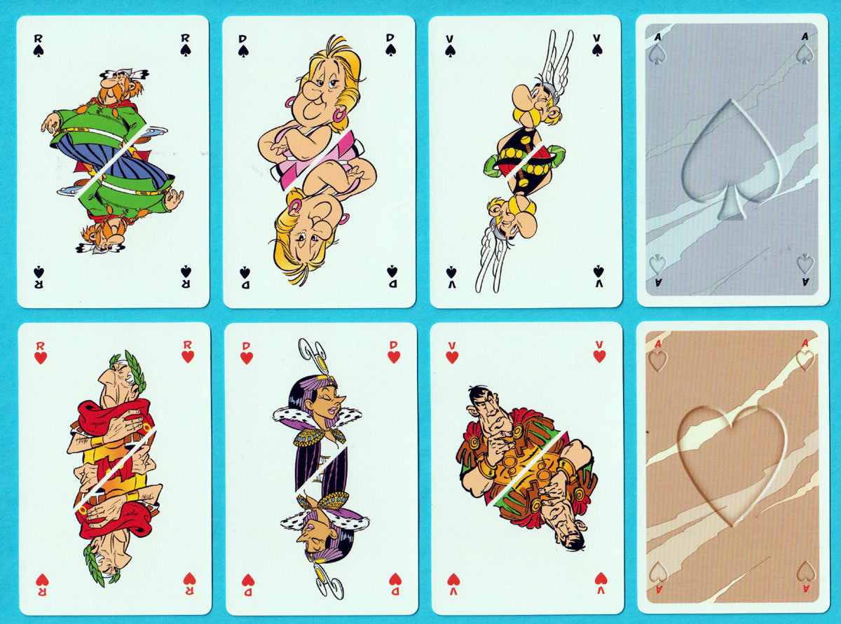 Astérix playing cards published by Winning Moves UK Ltd, London, UK, 2022
