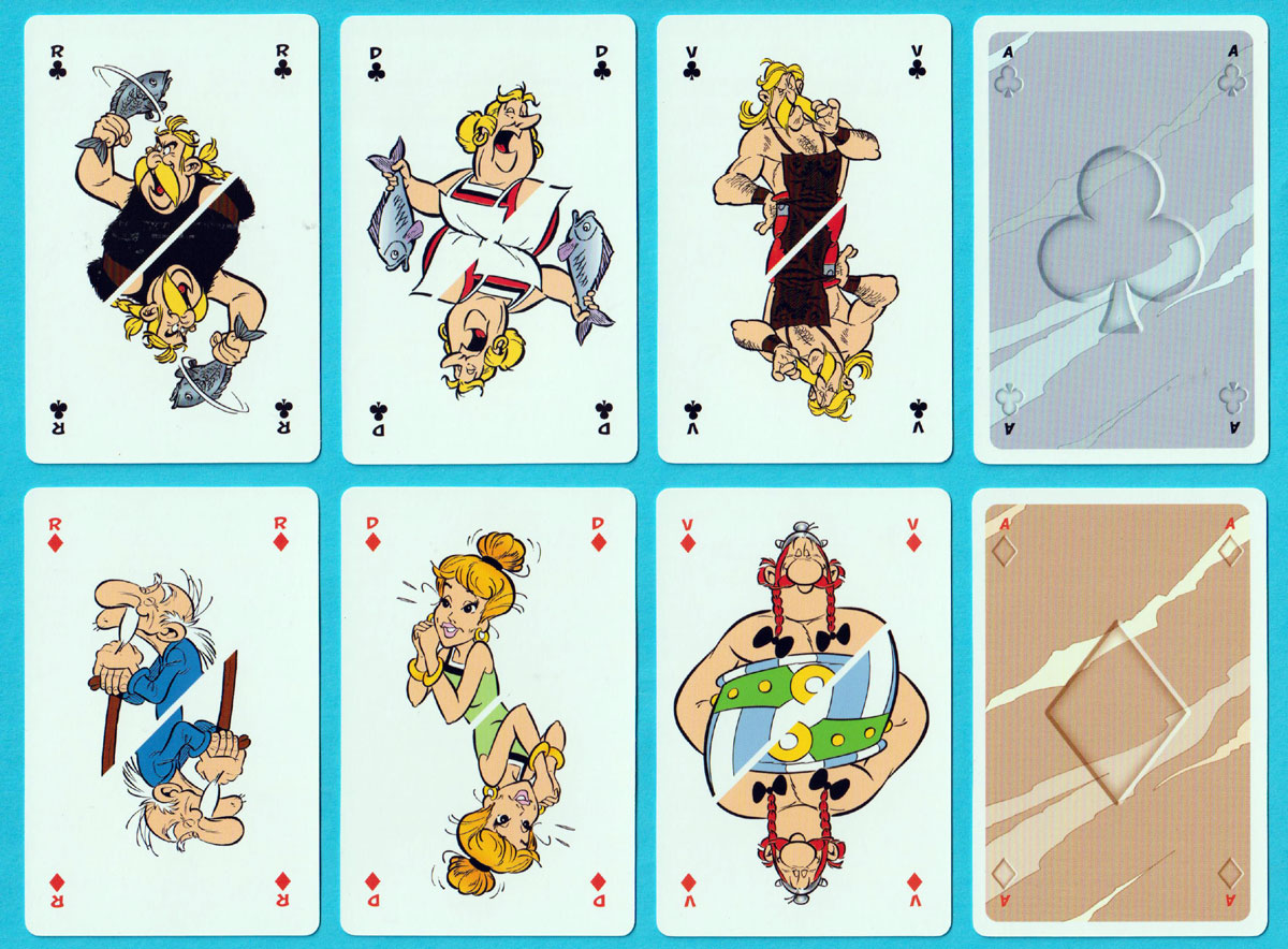 Astérix playing cards published by Winning Moves UK Ltd, London, UK, 2022