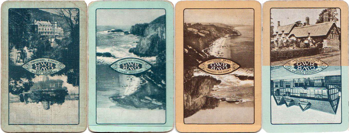 ‘Beautiful Britain’ back designs sponsored by the Great Western Railway, 1924 ‘Beautiful Britain’ back designs sponsored by the Great Western Railway, 1924