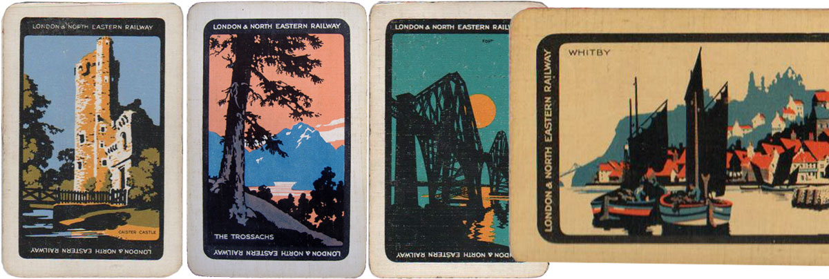 ‘Beautiful Britain’ back designs sponsored by the London and North Eastern Railway, 1926