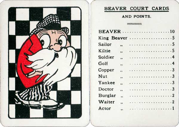 the Game of Beaver published by John Waddington Ltd in 1927