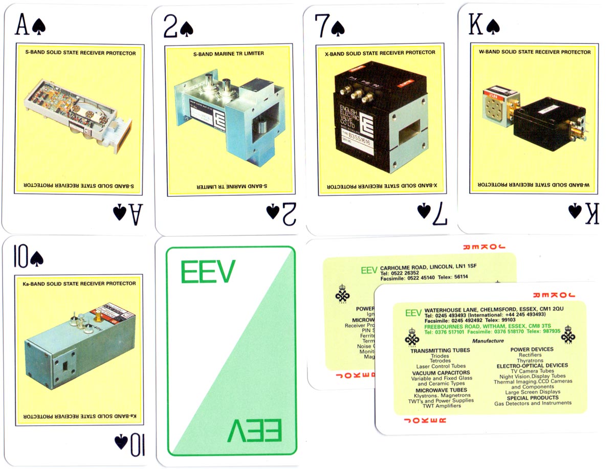 Special pack made for the English Electric Valve Company Ltd Chelmsford, 1989