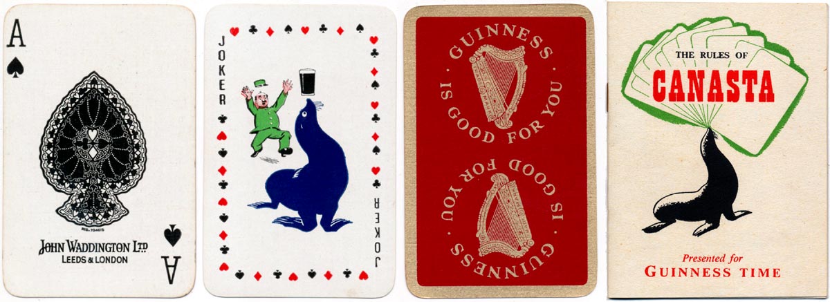 Guinness promotion Canasta set by Waddingtons, c.1951