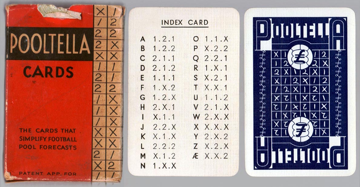 Pooltella by Waddingtons, the cards that simplify football pool forecasts