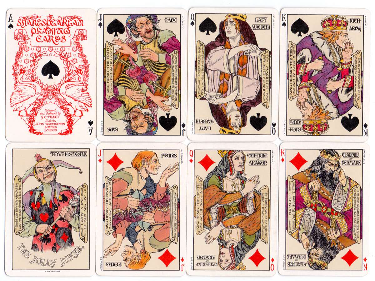 Shakespeare playing cards c.1932-3