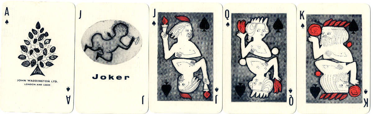 Playing cards designed by Siriol Clarry