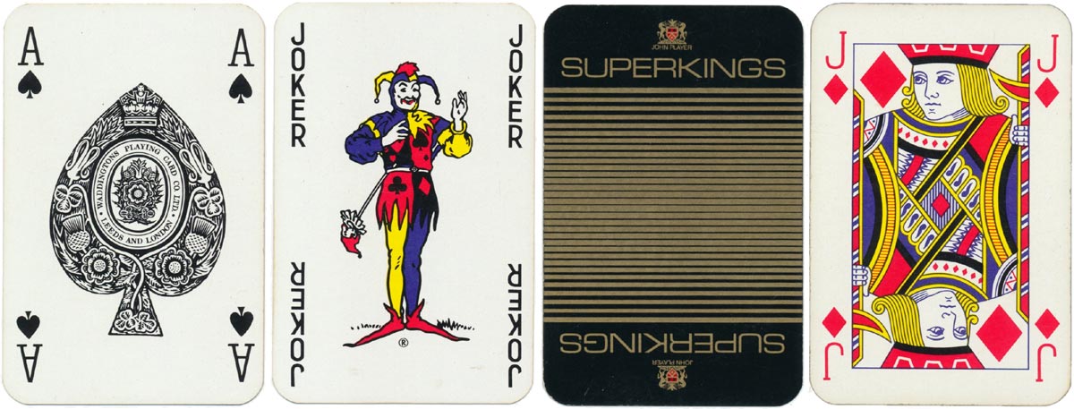 Advertising deck for John Player Superkings by Waddingtons