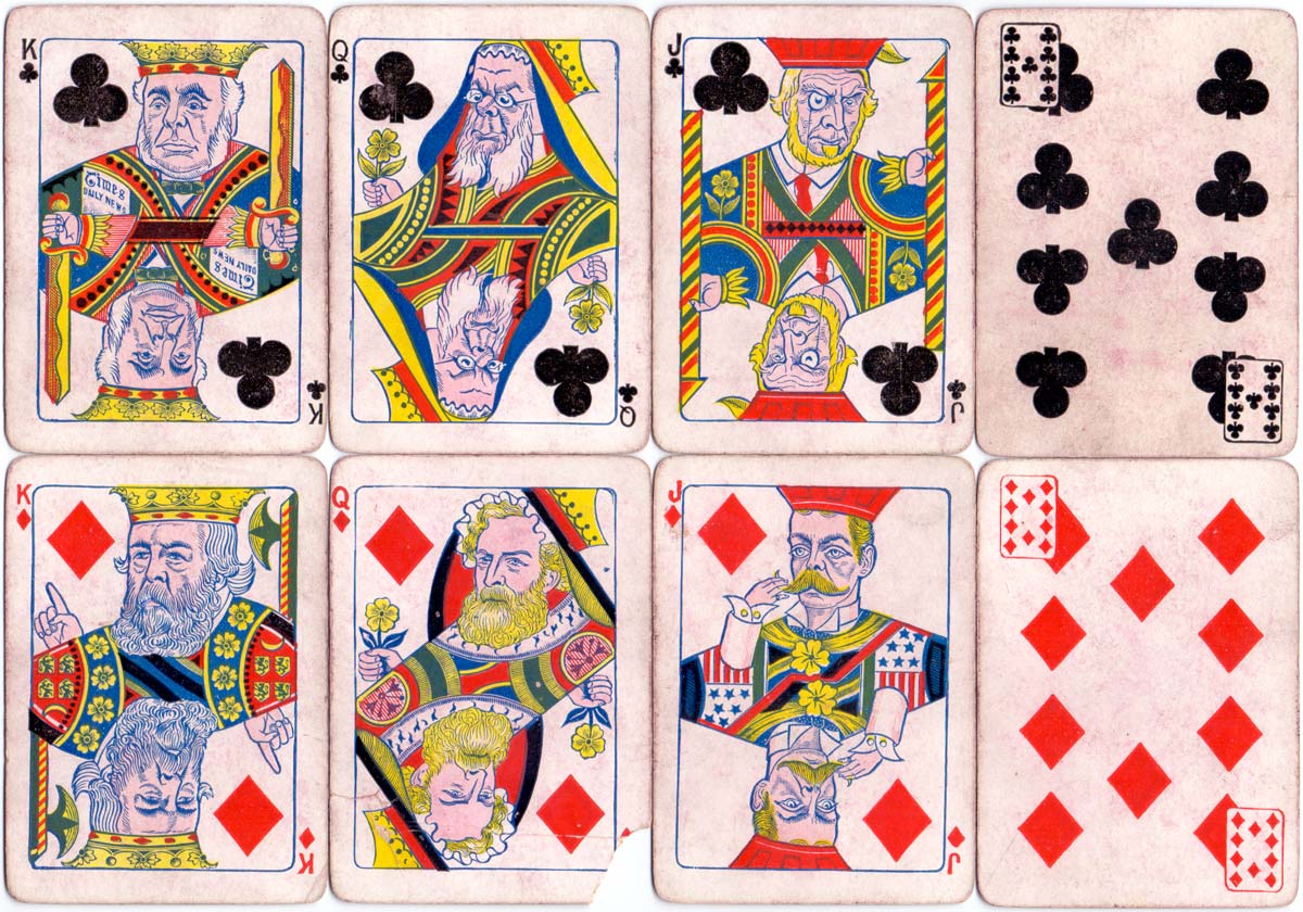 Deakin’s Political Playing Cards 3rd edition, c.1888
